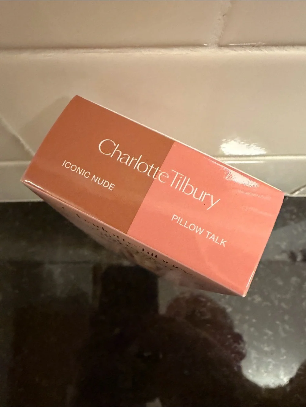 Charlotte Tilbury Glossy Nude Pink Lip Duo Set (Iconic Nude/Pillow Talk) - New